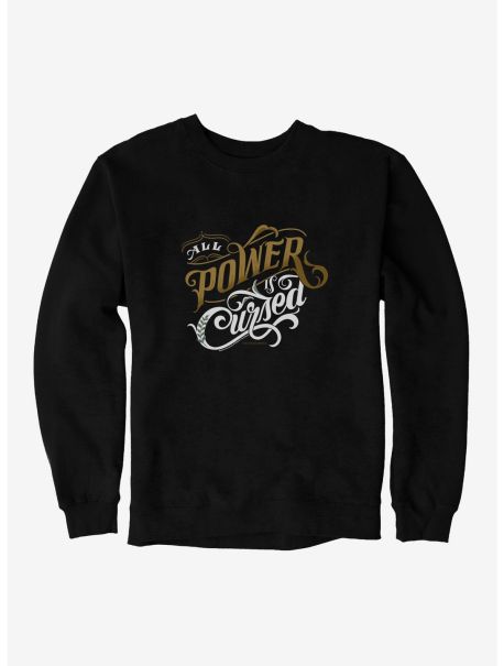 The Cruel Prince Sinister Enchantment Collection: All Power Is Cursed Sweatshirt  Guys Sweatshirts